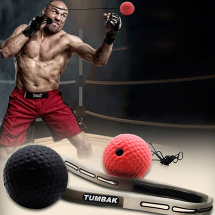 BONSEM Head-mounted PU Leather Fight Club Training Adults Boxing Elastic Ball-garmade.com