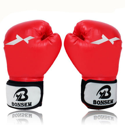 BONSEM Training Boxing Gloves for Adults(Red)-garmade.com