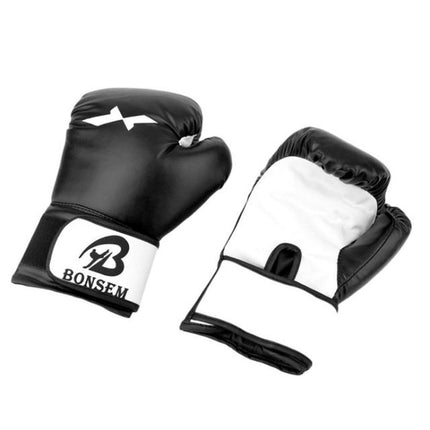 BONSEM Training Boxing Gloves for Adults(Red)-garmade.com