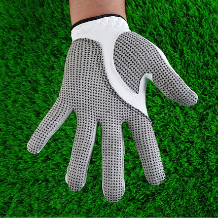 PGM Left Hand Sheepskin Anti-slip Particle Golf Men Gloves, Size: 24#-garmade.com