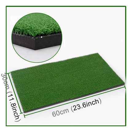 Indoor Golf Practice Mat EVA Materials Golf Exercise Mat with TEE Regular Edition, Size: 30*60cm-garmade.com