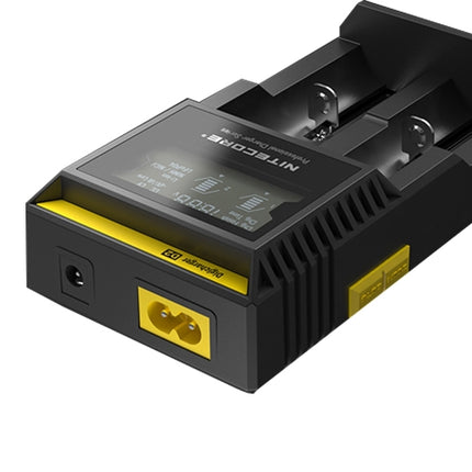 Nitecore D2 Intelligent Digi Smart Charger with LED Indicator for 14500, 16340 (RCR123), 18650, 22650, 26650, Ni-MH and Ni-Cd (AA, AAA) Battery-garmade.com