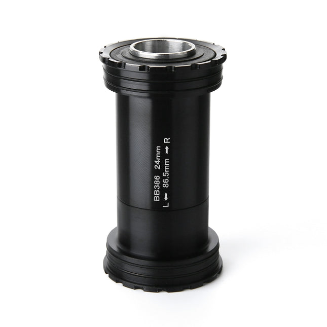 BB386 Press Fit Style EVO Bottom Bracket Fits 86.5mm for SHIMANO / SRAM / FSA Mountain Bike (Black)-garmade.com