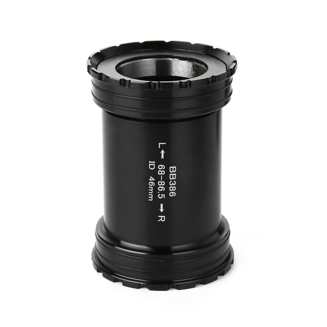 BB386 Press Fit Style Bottom Bracket Fits 68-86.5mm for SRAM / Rotor / FSA Mountain Bike (Black)-garmade.com