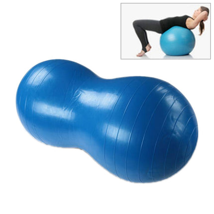 Peanut Yoga Ball Thickening Explosion-proof Sport Exercise Ball Massage Ball(Blue)-garmade.com
