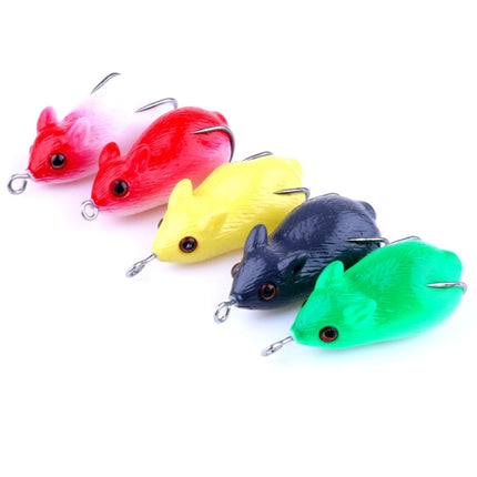 HENGJIA 5cm Biomimetic Mouse Fishing Bait Fishing Lures, Random Color Delivery-garmade.com