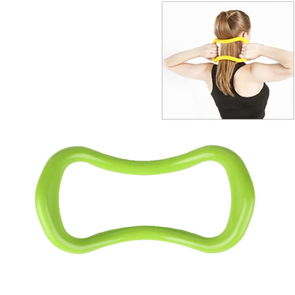 Smooth Yoga Pilates Magic Circle Fascia Stretching Training Ring(Green)-garmade.com
