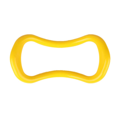 Smooth Yoga Pilates Magic Circle Fascia Stretching Training Ring(Yellow)-garmade.com