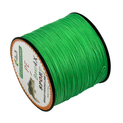 HENGJIA 6.0# 0.40mm 60LB 27.2kg Tension 500m Extra Strong 4 Shares Braid PE Fishing Line Kite Line(Green)-garmade.com