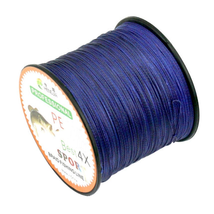 HENGJIA 4.0# 0.34mm 45LB 18.1kg Tension 500m Extra Strong 4 Shares Braid PE Fishing Line Kite Line(Dark Blue)-garmade.com