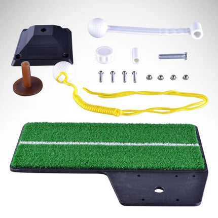 PGM Golf 66 Grass Putting Mat Push Rod Trainer, Size: 48x23cm(Black)-garmade.com