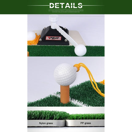 PGM Golf 66 Grass Putting Mat Push Rod Trainer, Size: 48x23cm(Black)-garmade.com