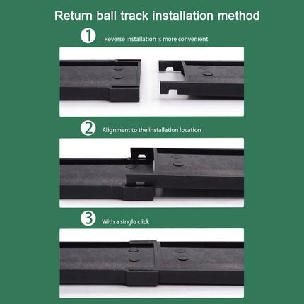 PGM Golf Mini Putting Mat Push Rod Trainer 2.5m, with Auto Ball Return Fairway (Green)-garmade.com