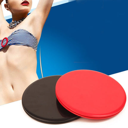 1 Pair 17.8cm Fitness Exercise Core Training Abdominal Workout Gliding Discs Sliding Disc-garmade.com