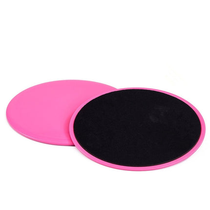 1 Pair 17.8cm Fitness Exercise Core Training Abdominal Workout Gliding Discs Sliding Disc-garmade.com