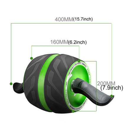 Automatic Rebound Abdominal Roller Round Home Office Mute Fitness Equipment for Man / Woman(Purple)-garmade.com