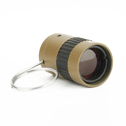 2.5x17.5mm Mini Pocket Miniature Telescope with Finger Buckle (Gold)-garmade.com