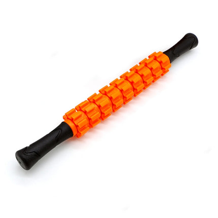 M2 Multifunctional Muscle Relaxation Gear Massage Stick Fitness Roller Rod Shaft (Orange)-garmade.com