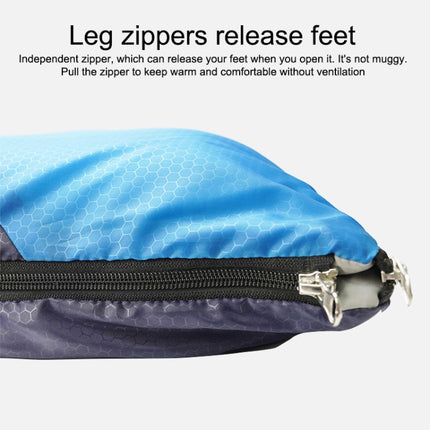AOTU AT6101 1.3kg Outdoor Camping Stitchable Envelope Warm Sleeping Bag (Gray Blue)-garmade.com
