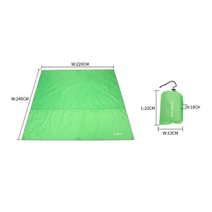 AOTU AT6220 Oxford Cloth Outdoor Camping Picnic Beach Mat, Size: 240 x 220cm (Army Green)-garmade.com