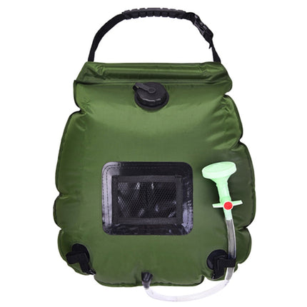 AOTU AT6628 20L Outdoor Solar Shower Bag (Army Green)-garmade.com