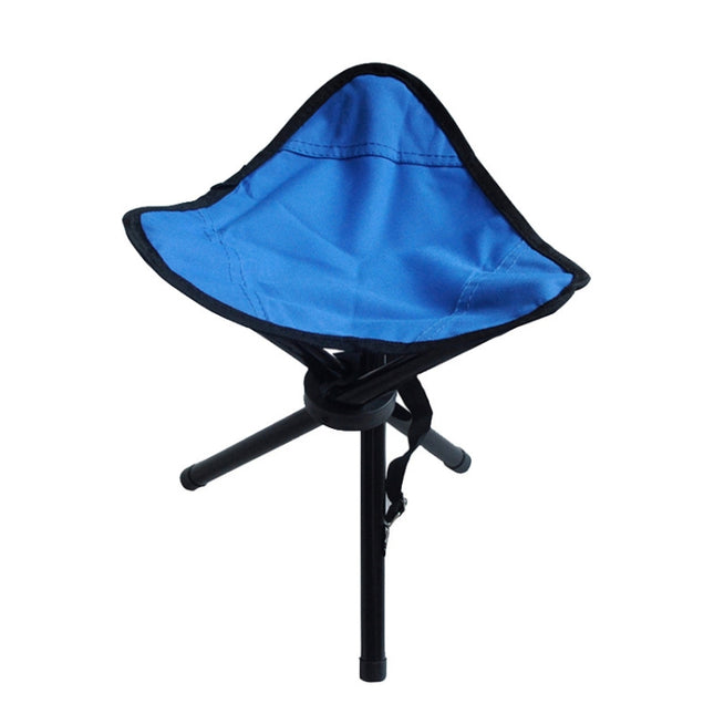 AOTU AT6708 Outdoor Portable Folding Tripod Stool (Blue)-garmade.com