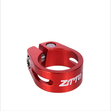 ZTTO MTB Road Bike Seatpost Clamp Aluminium Alloy Bicycle Parts,Diameter: 31.8mm(Red)-garmade.com