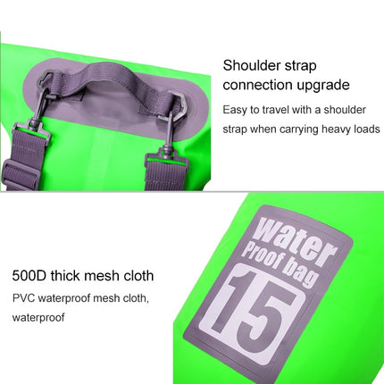 Outdoor Waterproof Dry Dual Shoulder Strap Bag Dry Sack, Capacity: 5L (Orange)-garmade.com