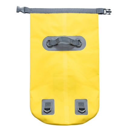 Outdoor Waterproof Dry Dual Shoulder Strap Bag Dry Sack, Capacity: 30L (Yellow)-garmade.com