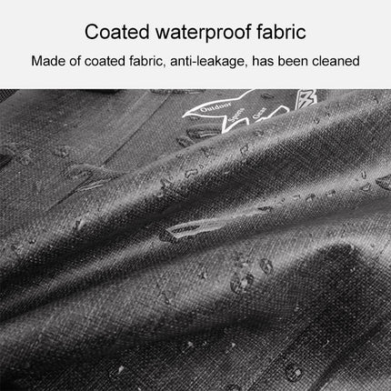 Outdoor Wear-resistant Waterproof Shoulder Bag Dry and Wet Separation Swimming Bag (Dark Gray)-garmade.com
