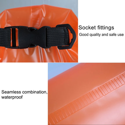 Outdoor Waterproof Single Shoulder Dry Bag Dry Sack PVC Barrel Bag, Capacity: 5L (Blue)-garmade.com
