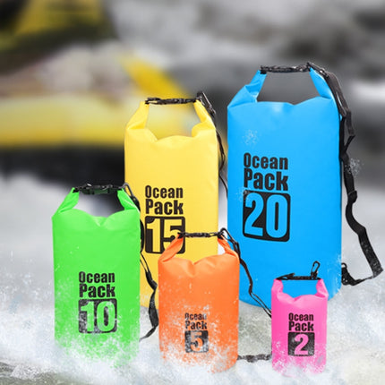 Outdoor Waterproof Bag Dry Sack PVC Barrel Bag, Capacity: 2L (Pink)-garmade.com