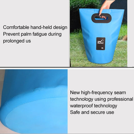 Outdoor Portable Folding Sink PVC Collapsible Bucket, Capacity: 15L (Orange)-garmade.com