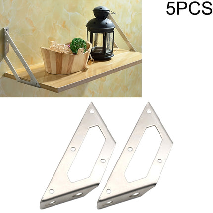 5 PCS Stainless Steel Multifunctional Angle Code 90 Degree Fixed Angle Iron, Specification: M-garmade.com