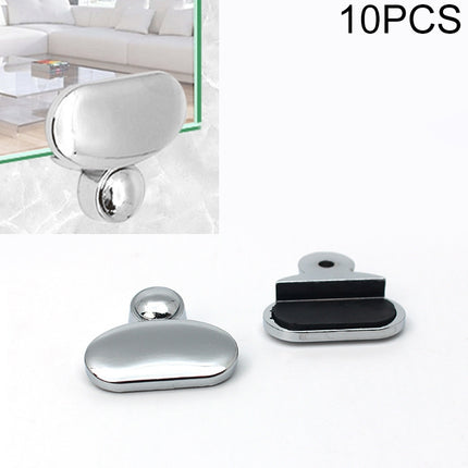 10 PCS Oval Glass Mirror Holder Buckle Fixing Accessories-garmade.com