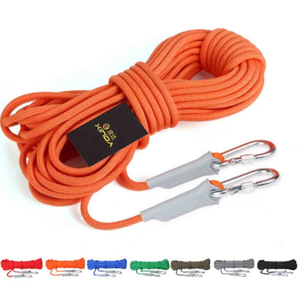 Outdoor Rock Climbing Hiking Accessories High Strength Auxiliary Cord Safety Rope, Diameter: 6mm, Length: 20m, Random Color-garmade.com