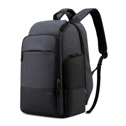 Bopai 851-014518 Business Waterproof Three-layer Large Capacity Double Shoulder Bag,with USB Charging Port, Size: 37x21x47.5cm (Black)-garmade.com