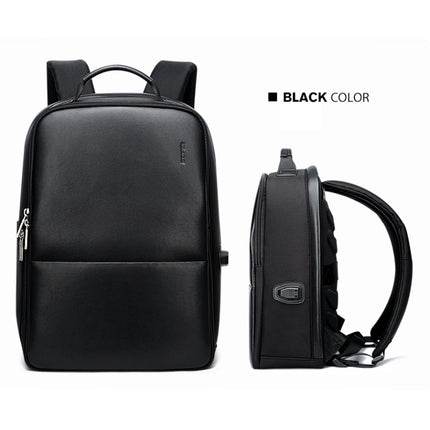 Bopai 751-006431 Business Waterproof Anti-theft Large Capacity Double Shoulder Bag,with USB Charging Port, Size: 27x16.5x40cm (Black)-garmade.com