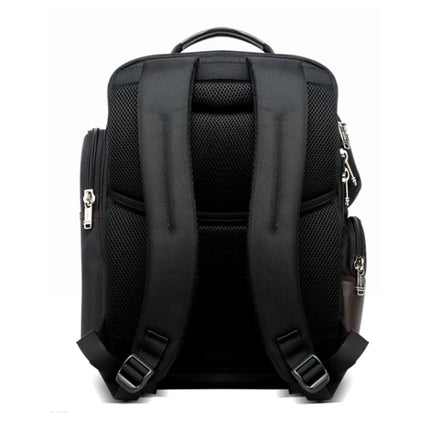 Bopai 11-85301 15.6 inch Large Capacity Multi-layer Zipper Bag Design Breathable Laptop Backpack, Size: 35 x 20 x 43cm(Black)-garmade.com