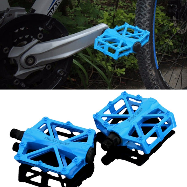 BaseCamp BC-671 Aluminum Alloy Pedal Non-slip Comfortable Bicycle Pedal (Blue)-garmade.com