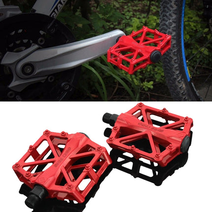 BaseCamp BC-671 Aluminum Alloy Pedal Non-slip Comfortable Bicycle Pedal (Red)-garmade.com