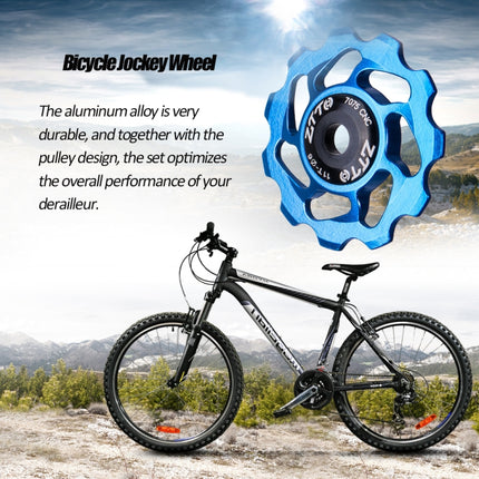 ZTTO 11T 4/5/6 MM Bicycle Derailleur Ceramic Bearing Bicycle Accessories (Blue)-garmade.com