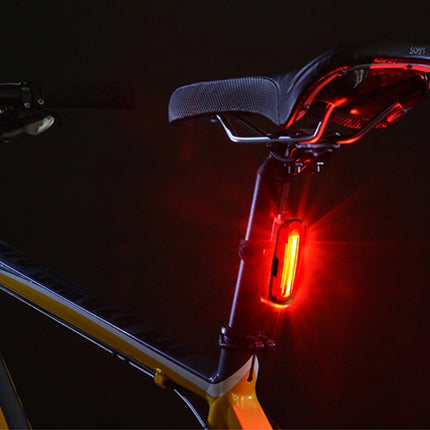 AQY-096 IPX4 Detachable USB Rechargeable Dual Color LED Bike Taillight (Blue & Red)-garmade.com