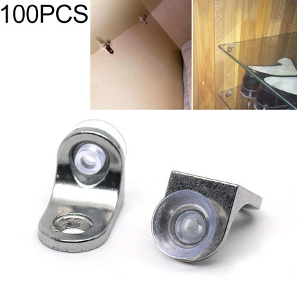 100 PCS Round Thickened Zinc Alloy Bright Layer Sucker Plate Bracket, D, Weight: 4.2g-garmade.com