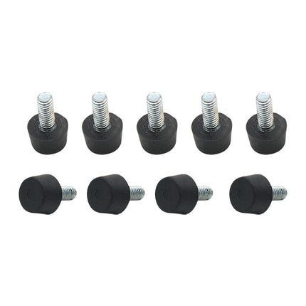 100 PCS Adjustable Foot Pad Furniture Screw Support Stub, M6x15-garmade.com