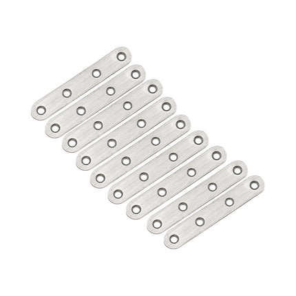 30 PCS Stainless Steel Connection Code Straight Connecting Piece, Number: 5-garmade.com
