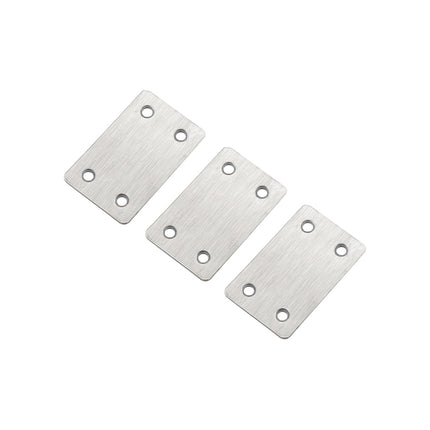 40 PCS Stainless Steel Connection Code Straight Connecting Piece, Number: 12-garmade.com