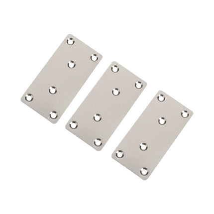 10 PCS Stainless Steel Connection Code Straight Connecting Piece, Number: 13-garmade.com