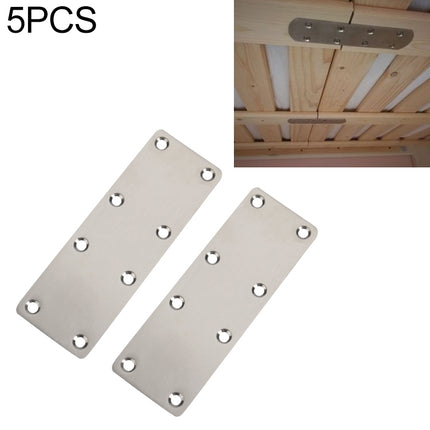 5 PCS Stainless Steel Connection Code Straight Connecting Piece, Number: 15-garmade.com
