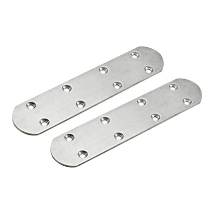 5 PCS Stainless Steel Connection Code Straight Connecting Piece, Number: 20-garmade.com
